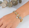 Pulsera Pandora Reflexions Plata con baño de oro 18k con Charms
