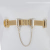 Pulsera Pandora Reflexions Plata con baño de oro 18k con Charms