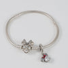 Pulsera Pandora Moments en plata 925 retrato de Minnie Brillante y charm colgante Minnie Mouse