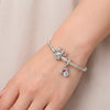 Pulsera Pandora Moments en plata 925 retrato de Minnie Brillante y charm colgante Minnie Mouse