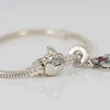 Pulsera Pandora Moments en plata 925 retrato de Minnie Brillante y charm colgante Minnie Mouse