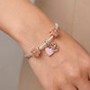 Pulsera Pandora en plata 925 Moments Nudo Infinito de Cadena de Serpiente y charms