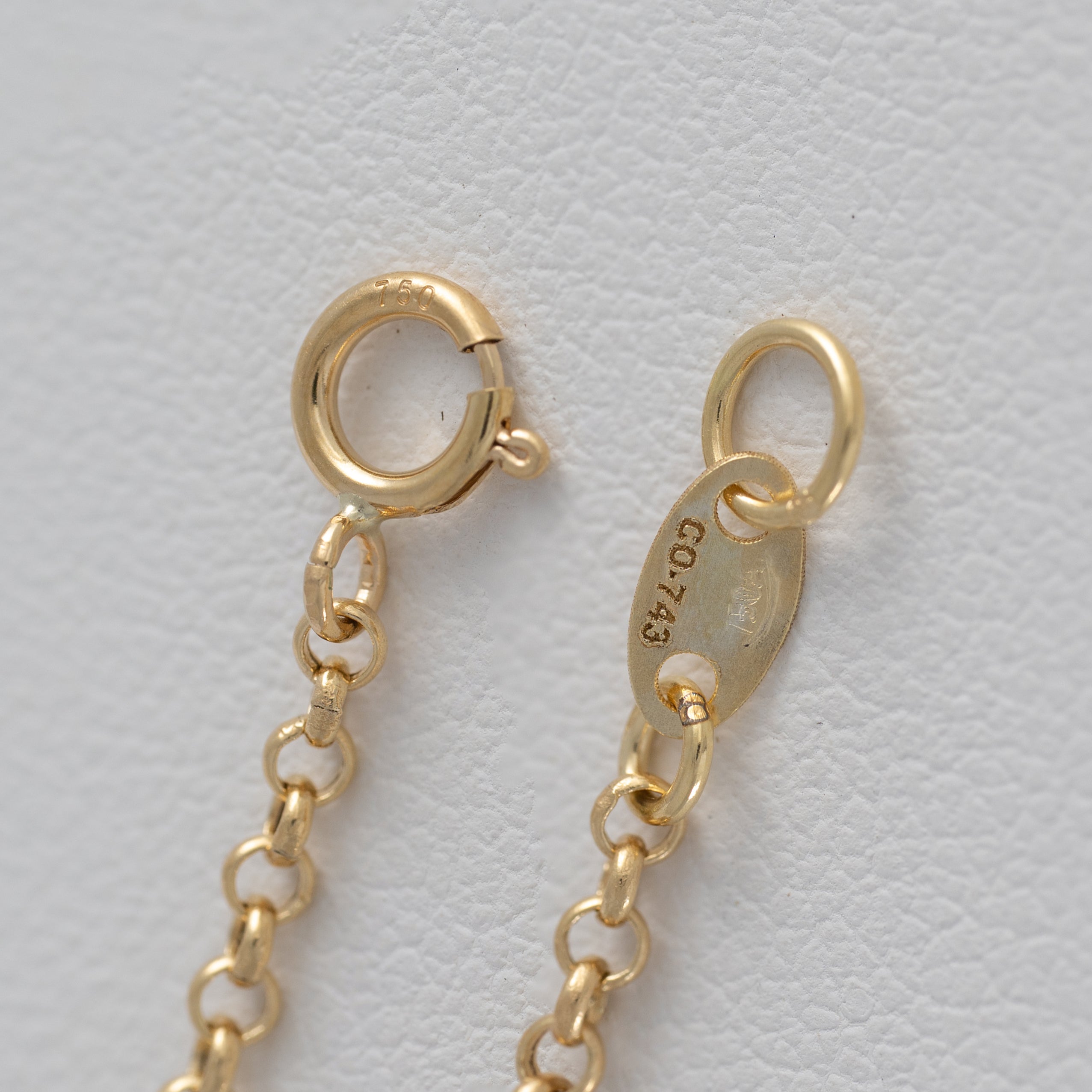 Pulsera pasamanos oro 18k 750
