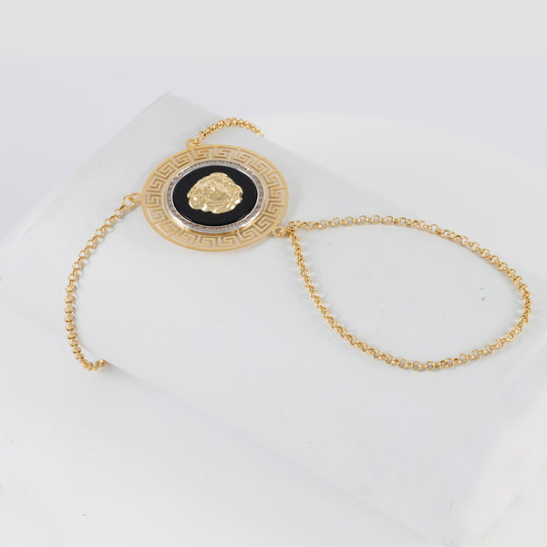 Pulsera pasamanos oro 18k 750