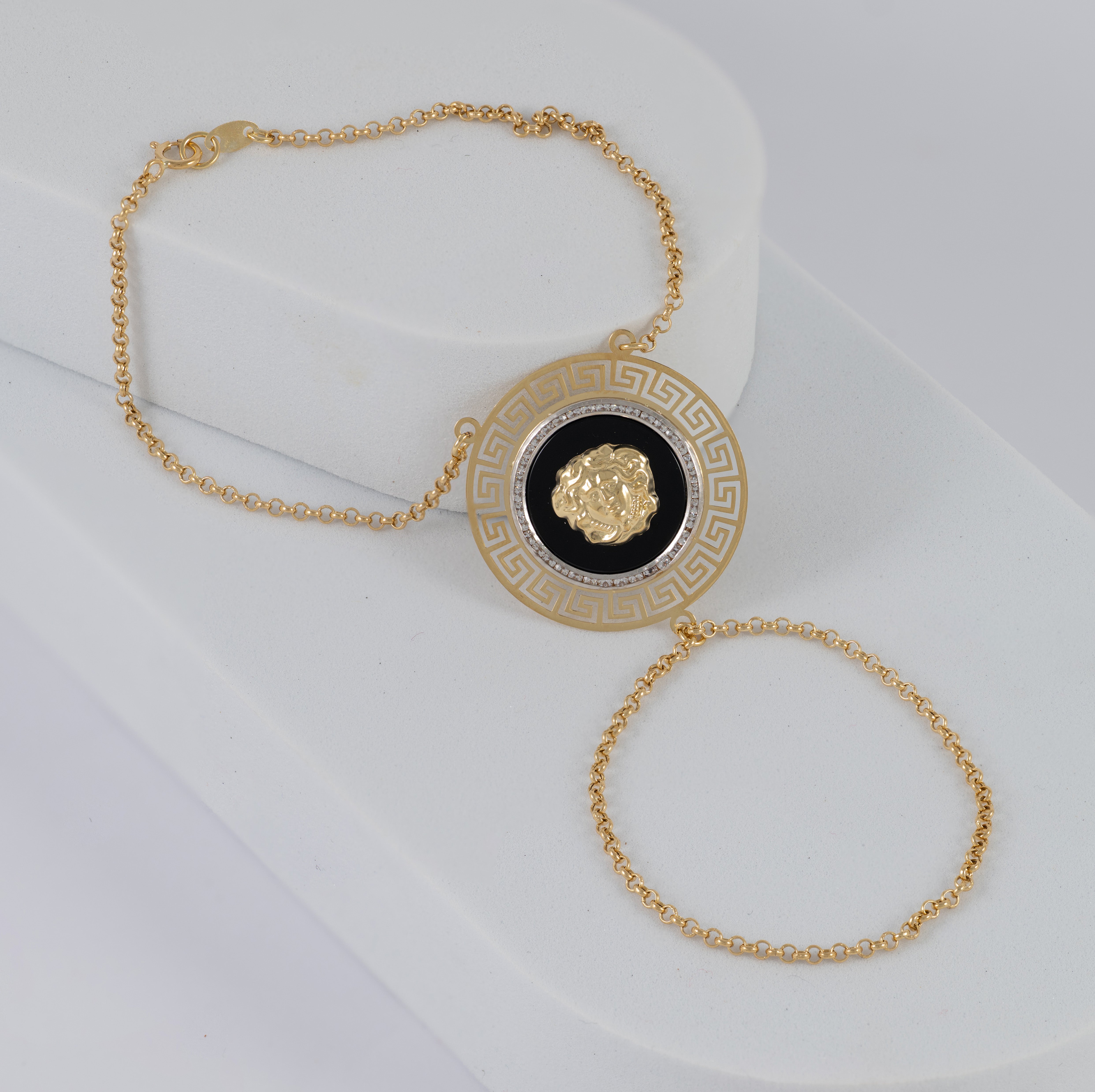 Pulsera pasamanos oro 18k 750