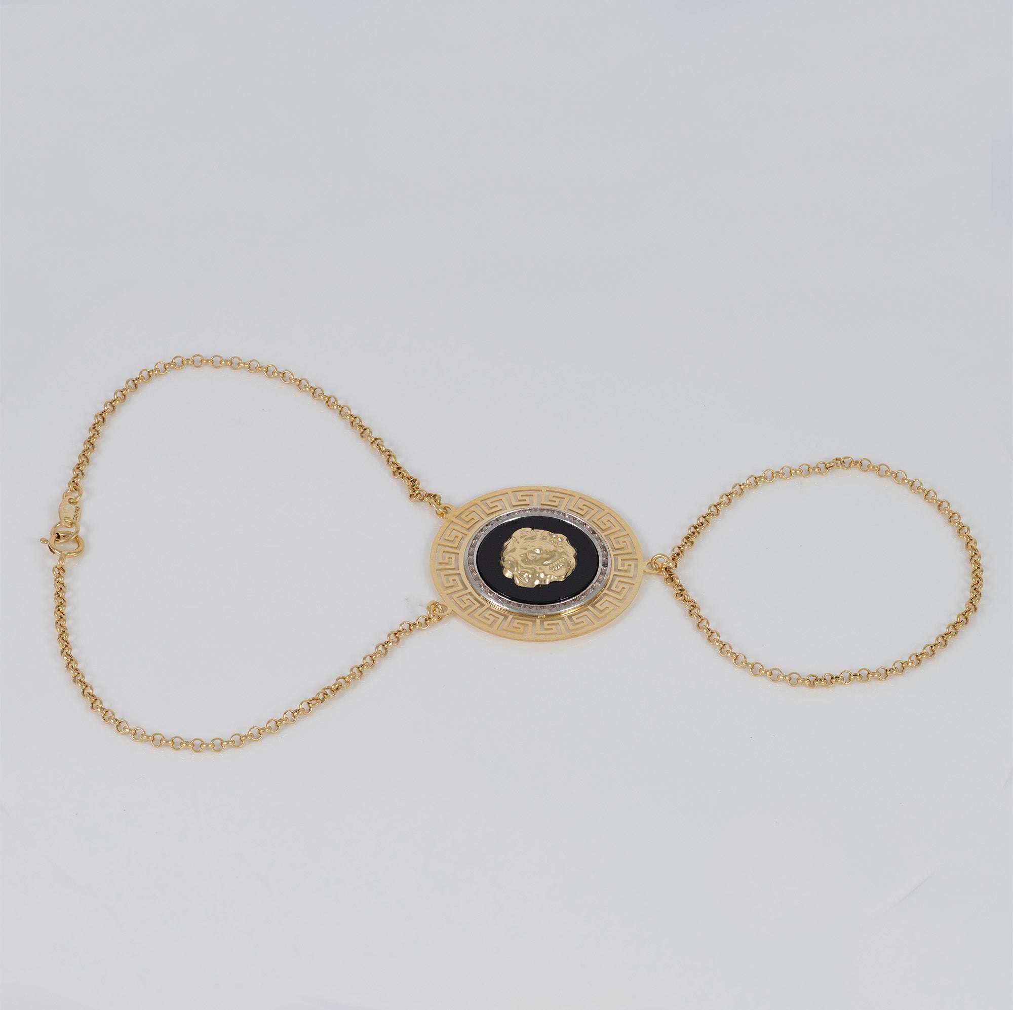 Pulsera pasamanos oro 18k 750