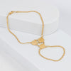 Pulsera pasamanos Medallas oro 18k 750