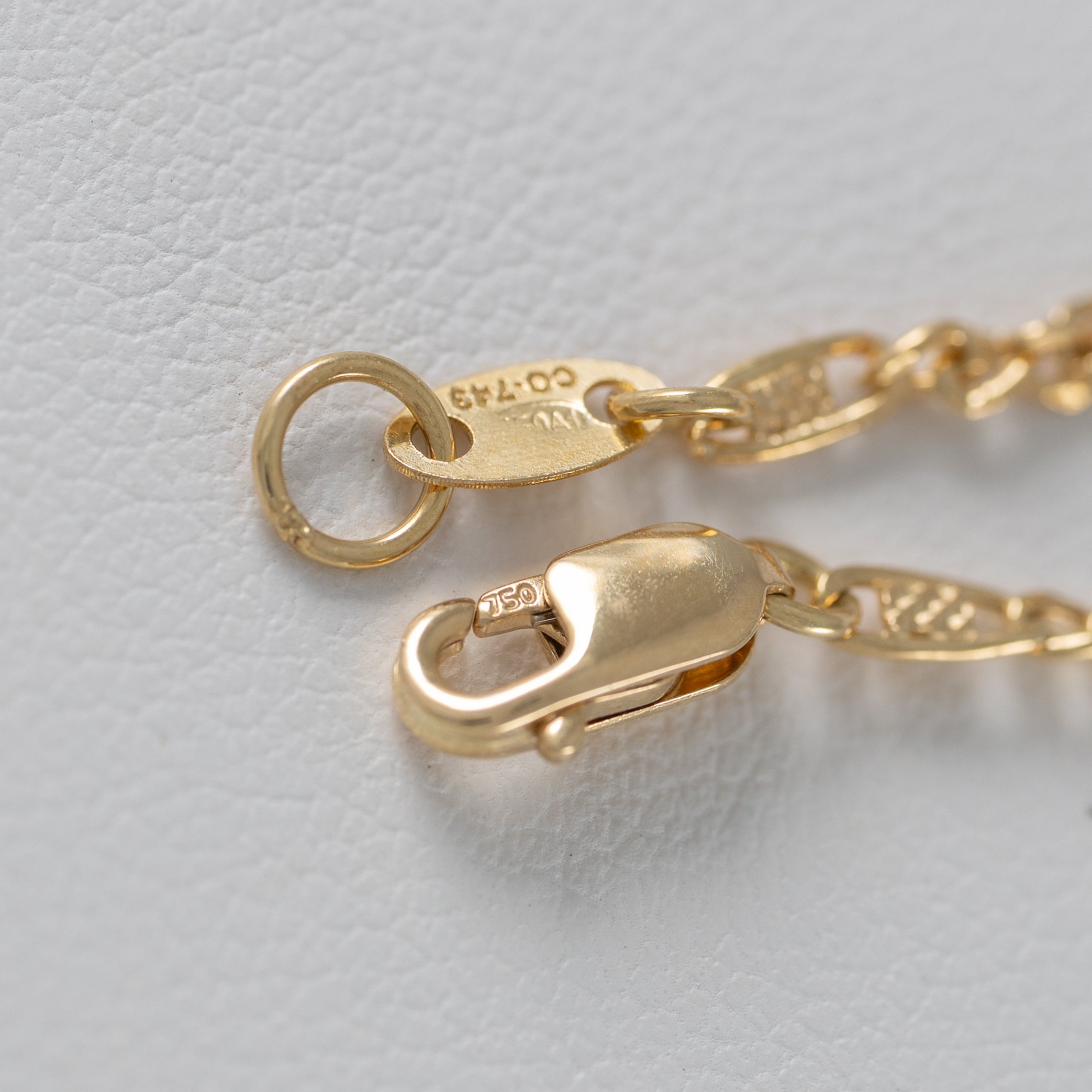 Pulsera pasamanos Medallas oro 18k 750