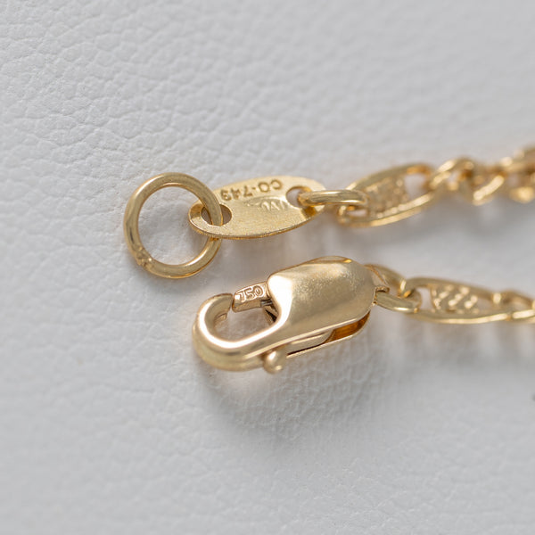 Pulsera pasamanos Medallas oro 18k 750