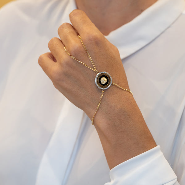 Pulsera pasamanos oro 18k 750