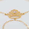 Pulsera pasamanos Corona oro 18k 750