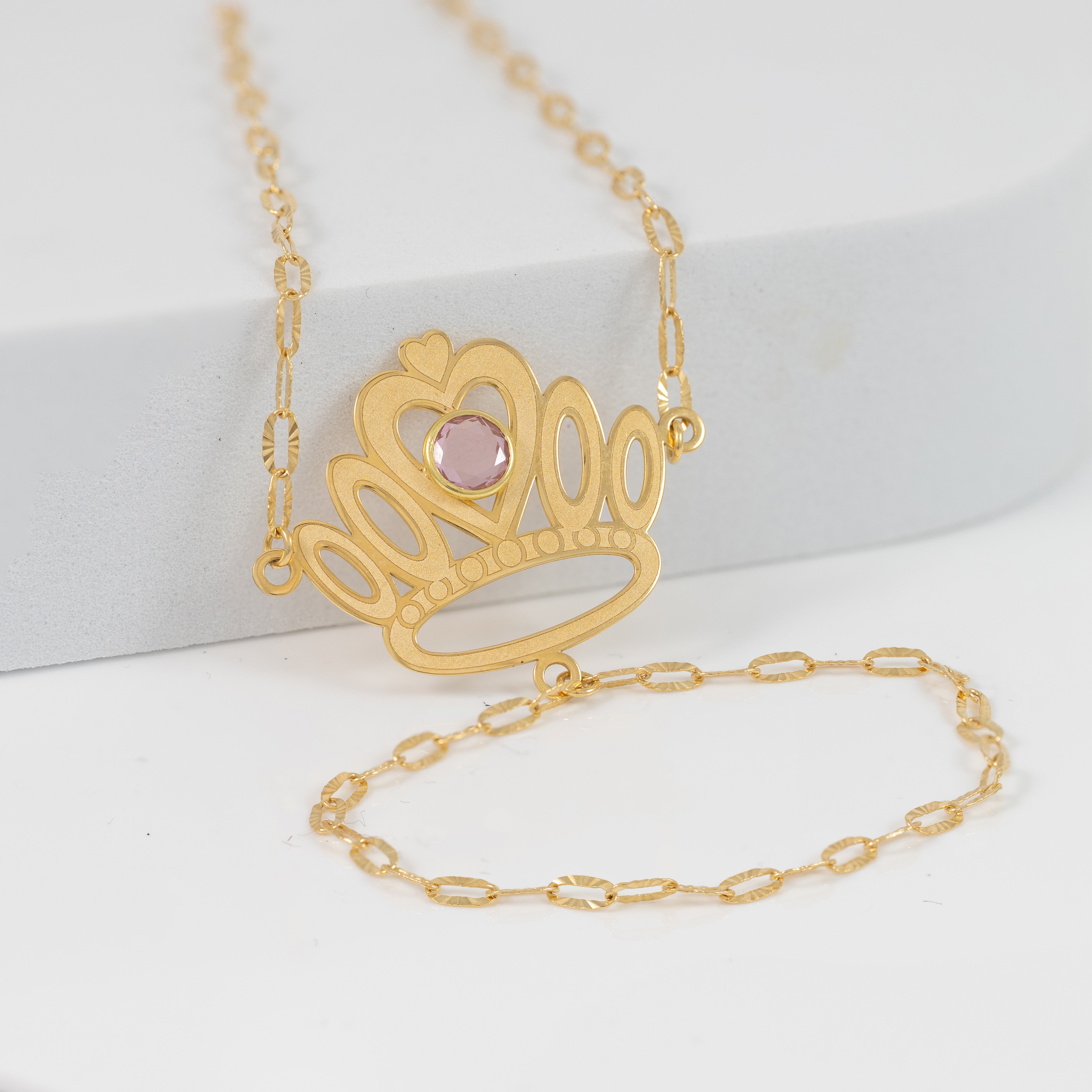 Pulsera pasamanos Corona oro 18k 750