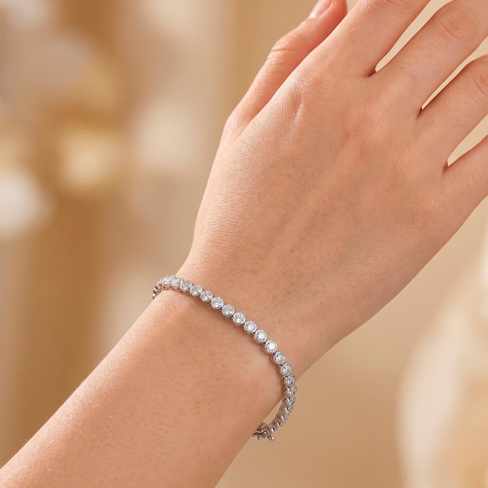 Pulsera Diamond Fire Plata 925 Circonitas