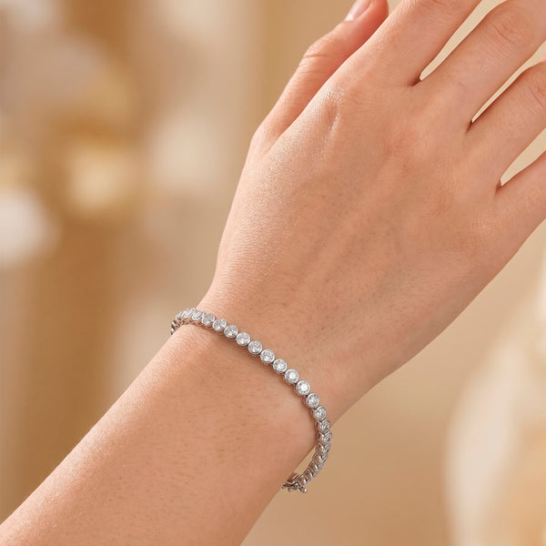 Pulsera Diamond Fire Plata 925 Circonitas