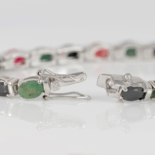 Pulsera en Plata 925 y Gemas