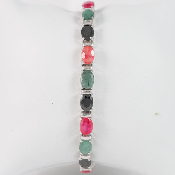 Pulsera en Plata 925 y Gemas