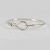 Pulsera rígida Pandora en plata 925 Nudo Infinito
