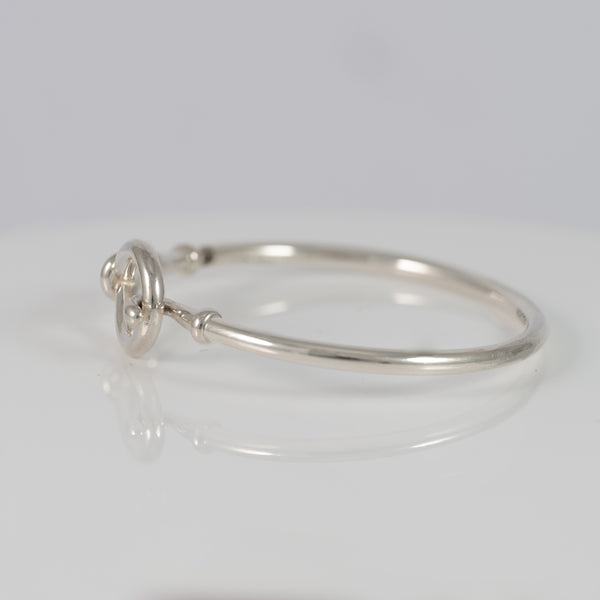 Pulsera rígida Pandora en plata 925 Nudo Infinito