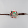 Pulsera Tous Tartan Disco en Plata Vermeil Rosa y Nácar