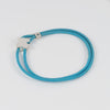 Pulsera Tous elástica turquesa con motivo Oso en plata 925