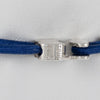 Pulsera Tous elástica azul con motivo Oso en plata 925