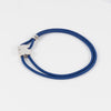 Pulsera Tous elástica azul con motivo Oso en plata 925