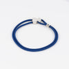 Pulsera Tous elástica azul con motivo Oso en plata 925