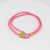Pulsera Tous elástica Fucsia con Corazón en plata vermeil Sweet Dolls