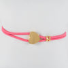Pulsera Tous elástica Fucsia con Corazón en plata vermeil Sweet Dolls