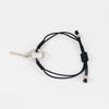Pulsera Tous Hold en Plata 925 y cordón negro