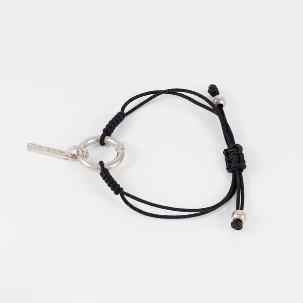 Pulsera Tous Hold en Plata 925 y cordón negro