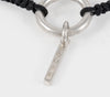 Pulsera Tous Hold en Plata 925 y cordón negro