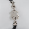 Pulsera Tous en plata 925 y cuero trenzado Sweet Dolls