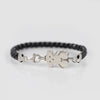 Pulsera Tous en plata 925 y cuero trenzado Sweet Dolls