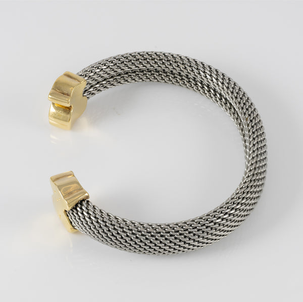 Pulsera Tous en oro amarillo 18k y acero Sweet Dolls