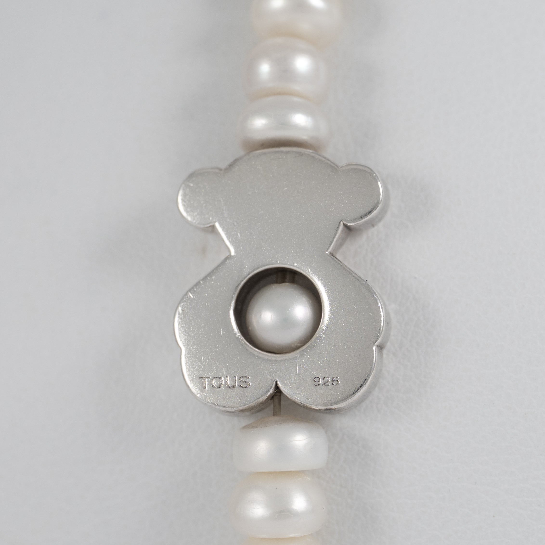 Pulsera Tous de perlas y plata 925  motivo oso Sweet Dolls