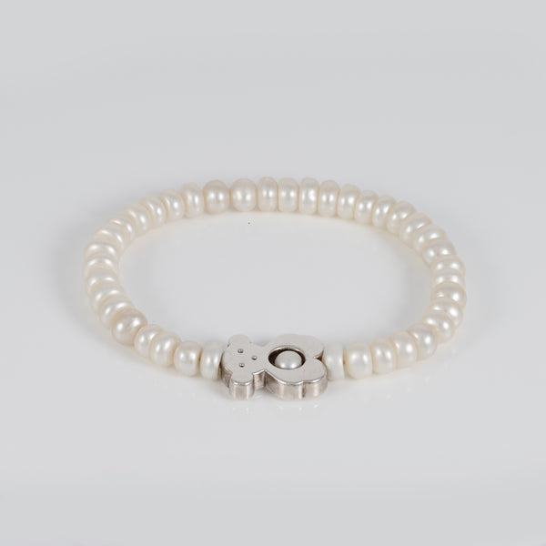Pulsera Tous de perlas y plata 925  motivo oso Sweet Dolls