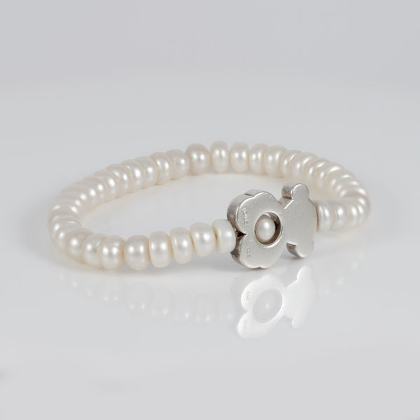 Pulsera Tous de perlas y plata 925  motivo oso Sweet Dolls