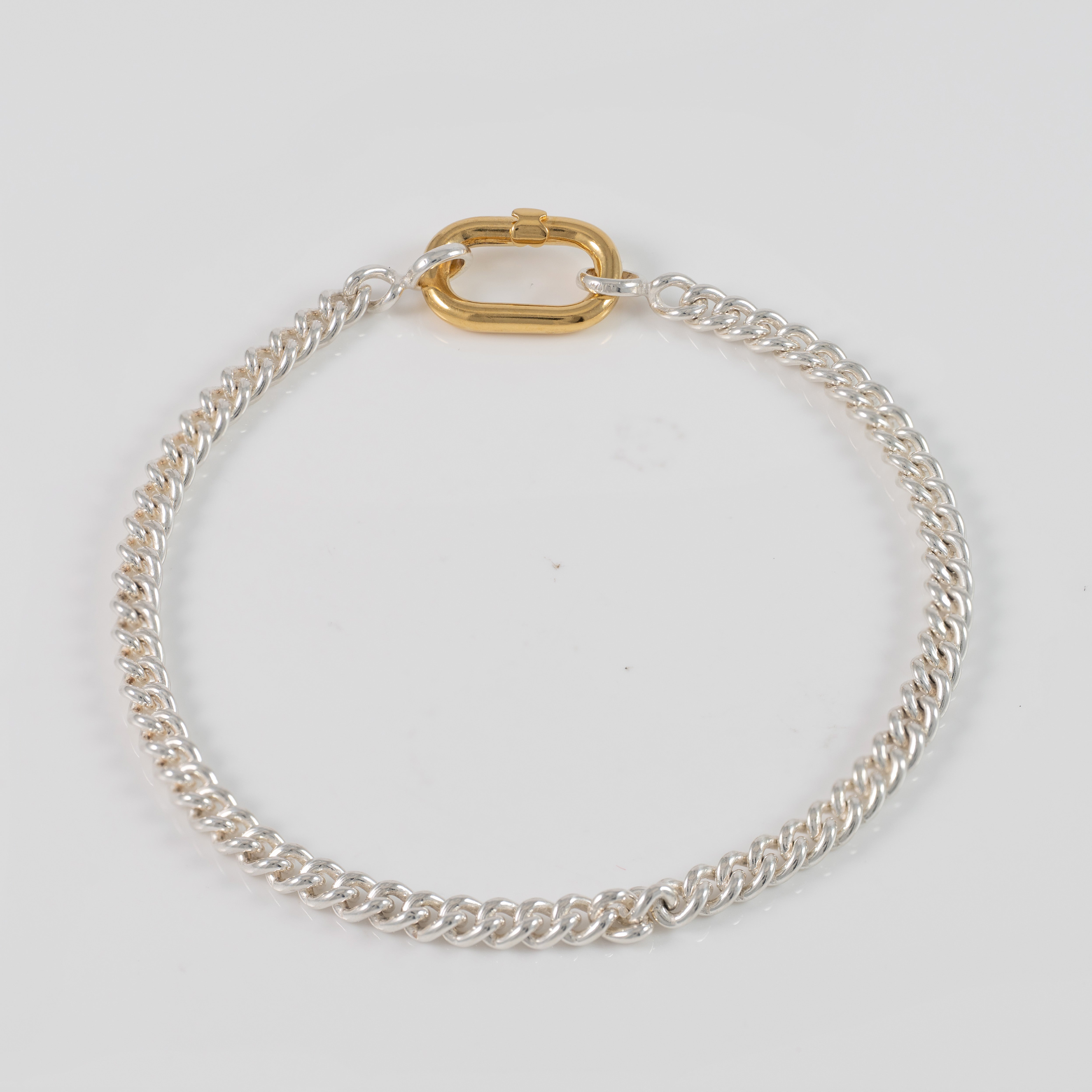 Pulsera Tous de Plata 925 con anilla Hold Oval