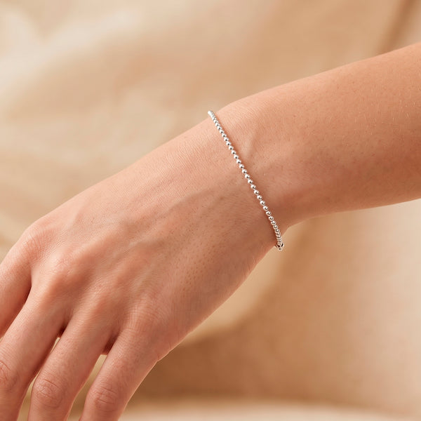 Pulsera Tous en plata 925 con bolitas Basics