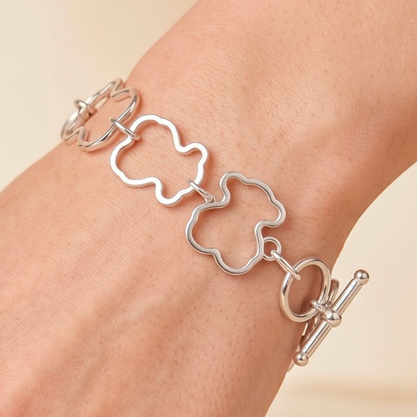 Pulsera Tous en plata 925 Carrusel osos grandes