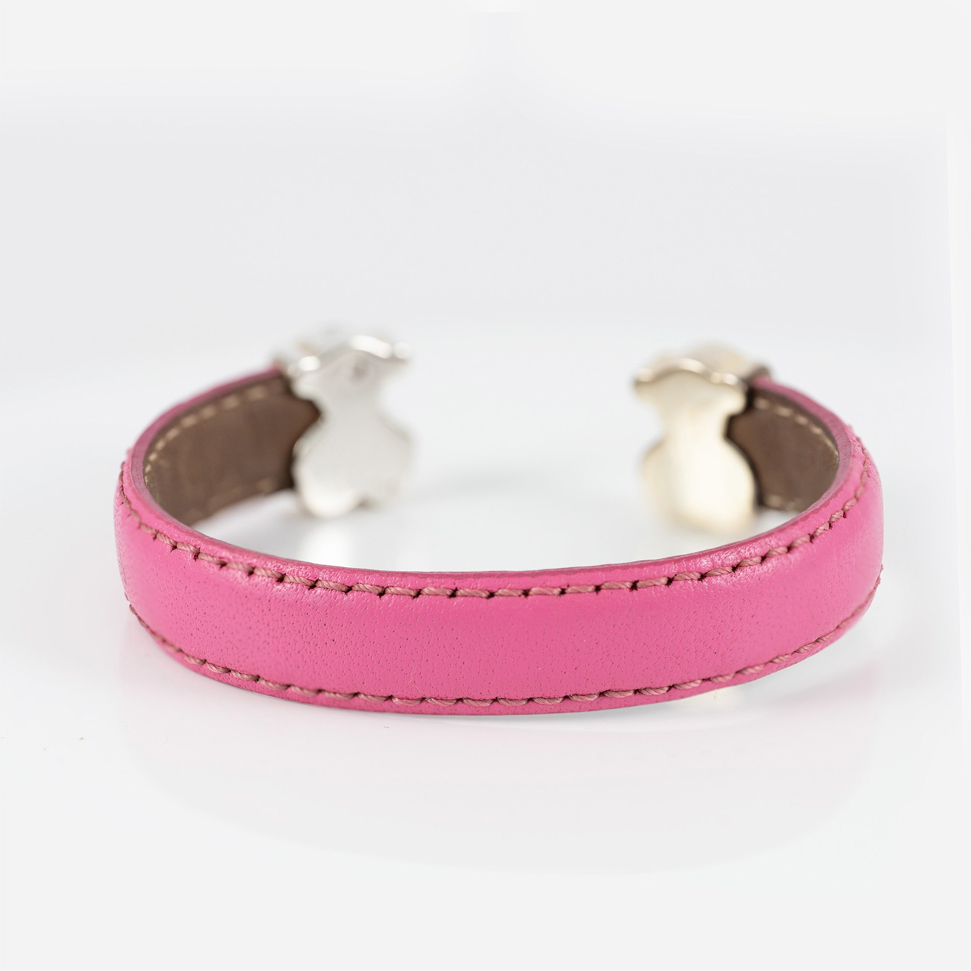 Pulsera Tous de Plata 925 y piel Sweet Dolls