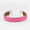 Pulsera Tous de Plata 925 y piel Sweet Dolls