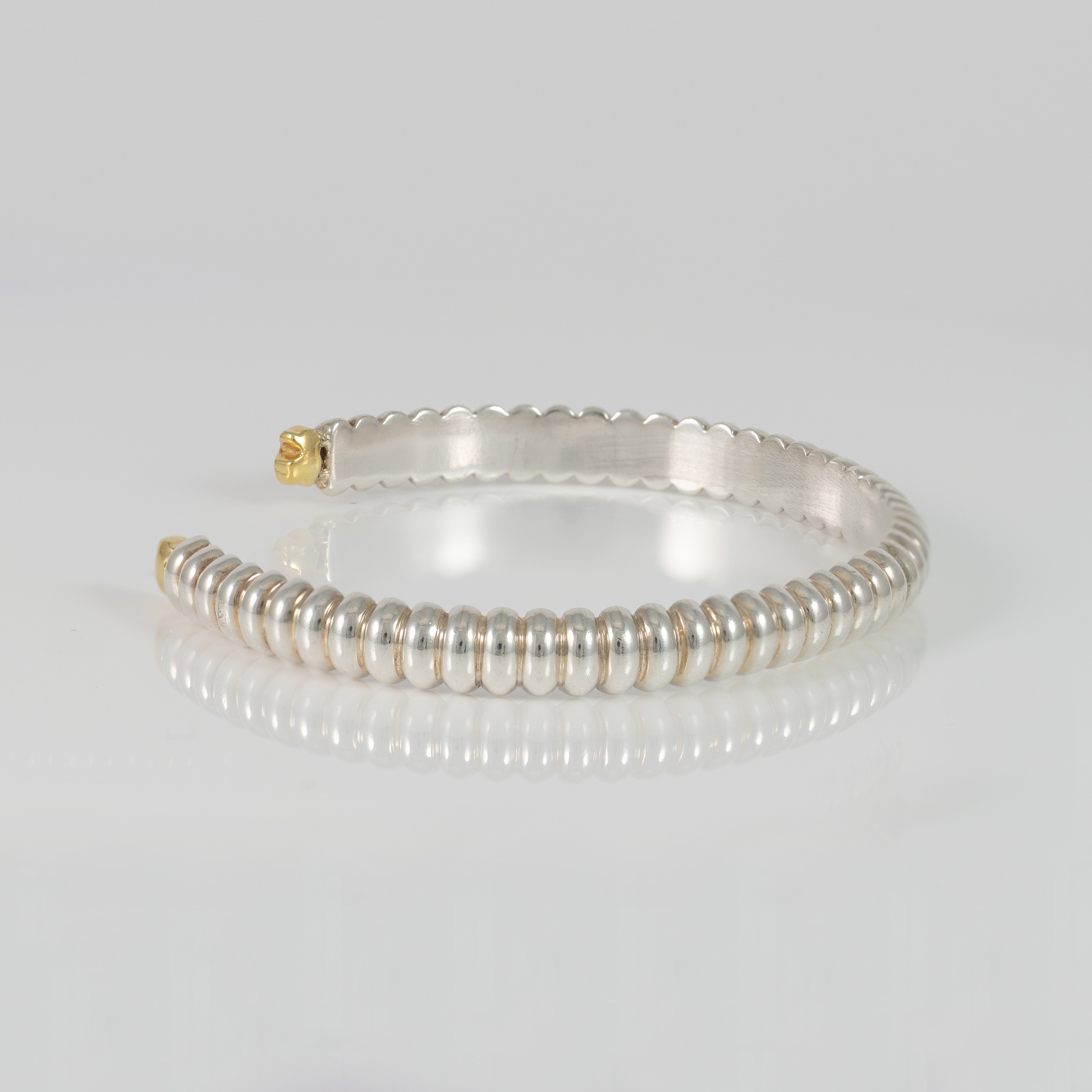 Pulsera Tous de plata 925 con oso de baño de oro 18 kt sobre plata Virtual Garden