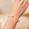 Pulsera Tous de plata 925 con oso de baño de oro 18 kt sobre plata Virtual Garden