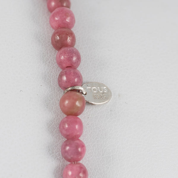Pulsera Tous en plata 925 y Rodonita Tous Icon