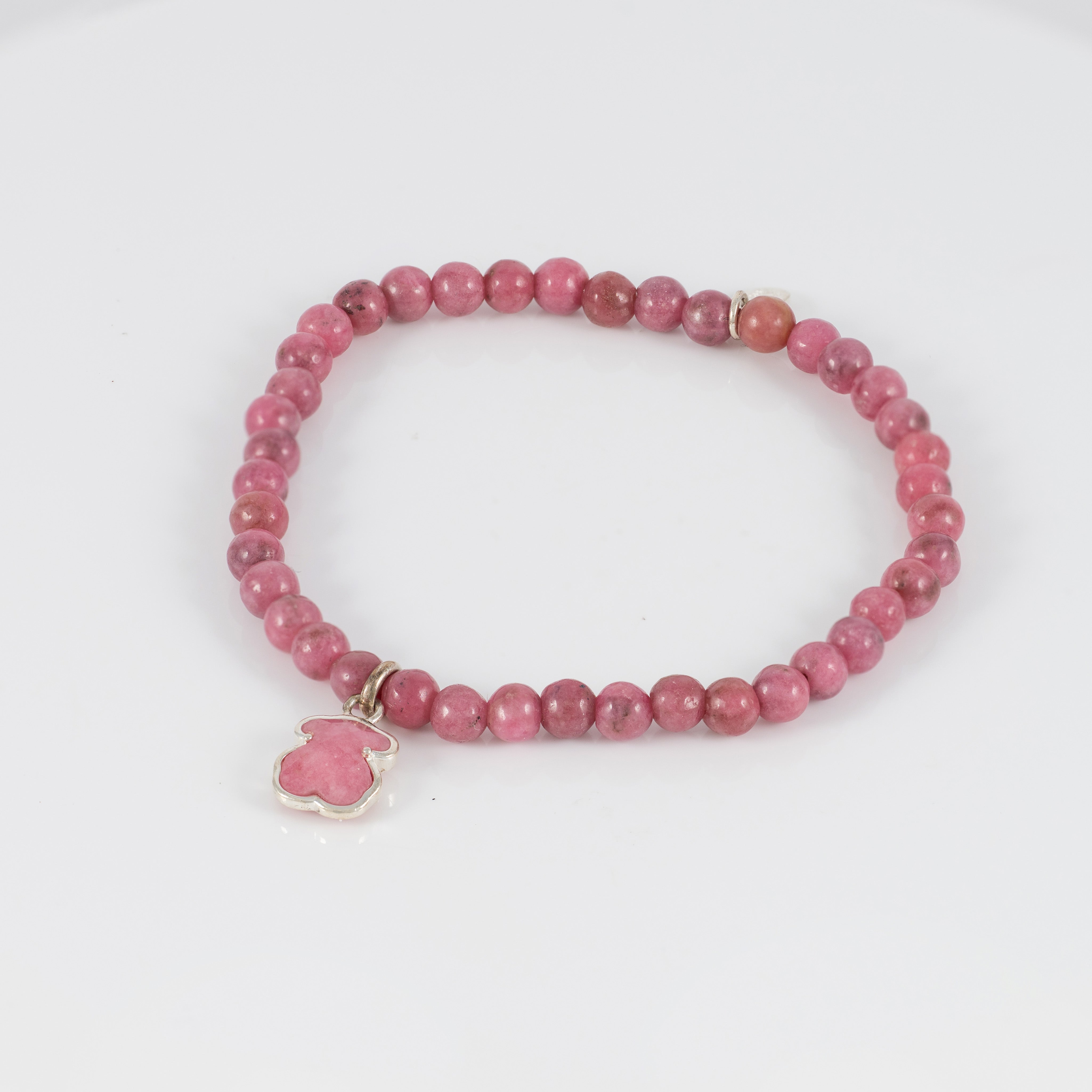 Pulsera Tous en plata 925 y Rodonita Tous Icon