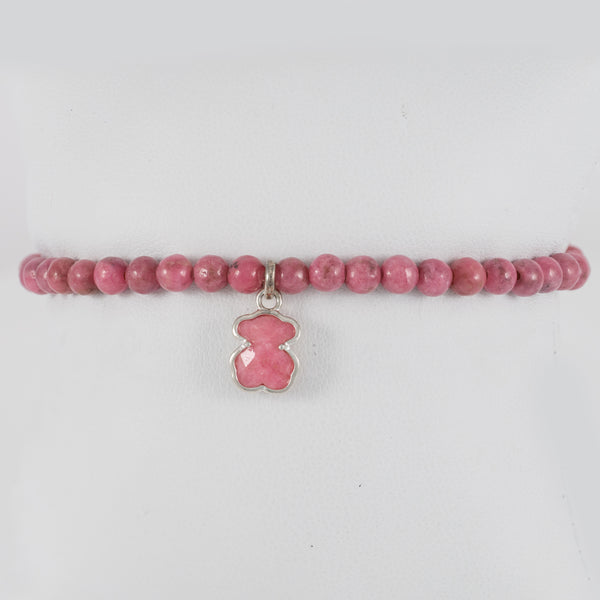 Pulsera Tous en plata 925 y Rodonita Tous Icon