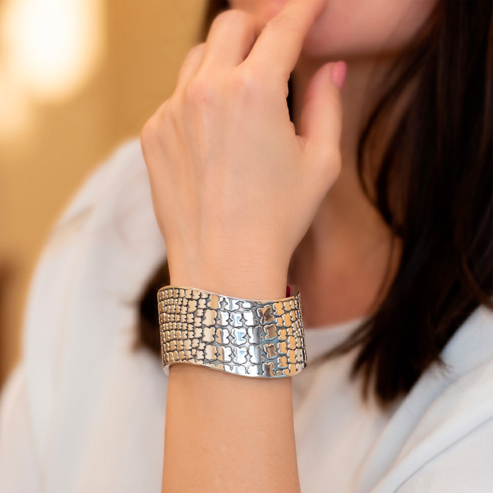 Pulsera Tous en Plata 925 Saurio