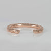 Pulsera Tous Straight XL con baño de oro rosa 18k sobre plata